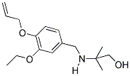 2-([4-(ALLYLOXY)-3-ETHOXYBENZYL]AMINO)-2-METHYLPROPAN-1-OL Struktur