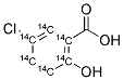 5-CHLOROSALICYLIC ACID, [RING-14 C(U)] Struktur