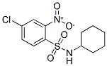 ((4-CHLORO-2-NITROPHENYL)SULFONYL)CYCLOHEXYLAMINE Struktur