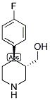 (3S,4R)-(-)-(4-(4'-FLUOROPHENYL)3-HYDROXYMETHYL)-PIPERIDINE Struktur