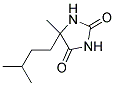 5-METHYL-5-(3-METHYL-BUTYL)-IMIDAZOLIDINE-2,4-DIONE Struktur