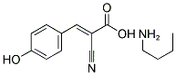 ALPHA-CYANO-4-HYDROXYCINNAMIC ACID BUTYLAMINE SALT Struktur