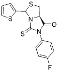 (7AR)-6-(4-FLUOROPHENYL)-3-THIEN-2-YL-5-THIOXOTETRAHYDRO-7H-IMIDAZO[1,5-C][1,3]THIAZOL-7-ONE Struktur