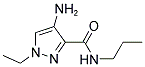 4-AMINO-1-ETHYL-1 H-PYRAZOLE-3-CARBOXYLIC ACID PROPYLAMIDE Struktur