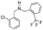 1-(2-CHLOROPHENYL)-N-(2-(TRIFLUOROMETHYL)BENZYL)METHANAMINE Struktur