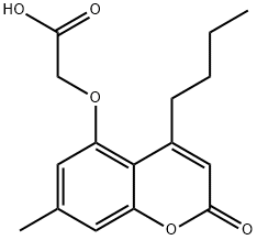 (4-BUTYL-7-METHYL-2-OXO-2H-CHROMEN-5-YLOXY)-ACETIC ACID Struktur