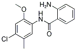 2-AMINO-N-(4-CHLORO-2-METHOXY-5-METHYL-PHENYL)-BENZAMIDE Struktur