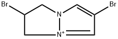 2,6-DIBROMO-1H,2H,3H-PYRAZOLO[1,2-A]PYRAZOL-4-IUM Struktur