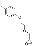 2-([2-(4-ETHYLPHENOXY)ETHOXY]METHYL)OXIRANE Struktur