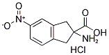 2-AMINO-5-NITROINDANE-2-CARBOXYLIC ACID HYDROCHLORIDE Struktur