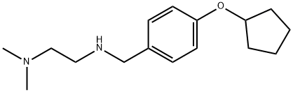 N'-(4-CYCLOPENTYLOXY-BENZYL)-N,N-DIMETHYL-ETHANE-1,2-DIAMINE Struktur