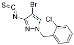 4-BROMO-1-(2-CHLORO-BENZYL)-3-ISOTHIOCYANATO-1H-PYRAZOLE Struktur