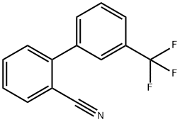 3'-(TRIFLUOROMETHYL)[1,1'-BIPHENYL]-2-CARBONITRILE Struktur