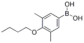 4-BUTOXY-3,5-DIMETHYLPHENYLBORONIC ACID Struktur