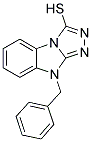 9-BENZYL-9H-[1,2,4]TRIAZOLO[4,3-A]BENZIMIDAZOLE-3-THIOL Struktur