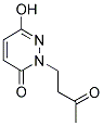 6-HYDROXY-2-(3-OXOBUTYL)-3(2H)-PYRIDAZINONE Struktur