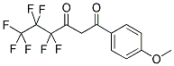 1-(4-METHOXYPHENYL)-2H,2H-PERFLUOROHEXANE-1,3-DIONE Struktur