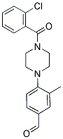 4-[4-(2-CHLOROBENZOYL)PIPERAZIN-1-YL]-3-METHYLBENZALDEHYDE Struktur