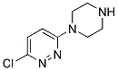 3-CHLORO-6-PIPERAZIN-1-YLPYRIDAZINE Struktur