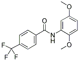 N-(2,5-DIMETHOXYPHENYL)-4-TRIFLUOROMETHYL-BENZAMIDE Struktur