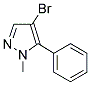 4-BROMO-1-METHYL-5-PHENYL-1H-PYRAZOLE Struktur