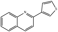 2-(3-THIENYL)QUINOLINE Struktur