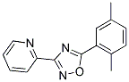 2-[5-(2,5-DIMETHYLPHENYL)-1,2,4-OXADIAZOL-3-YL]PYRIDINE Struktur