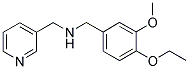 N-(4-ETHOXY-3-METHOXYBENZYL)-N-(PYRIDIN-3-YLMETHYL)AMINE Struktur