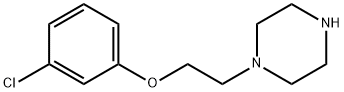 1-[2-(3-CHLOROPHENOXY)ETHYL]PIPERAZINE Struktur