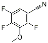 3-METHOXY-2,4,5-TRIFLUOROBENZONITRILE Struktur