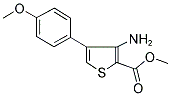 METHYL 3-AMINO-4-(4-METHOXYPHENYL)-THIOPHENE-2-CARBOXYLATE Struktur