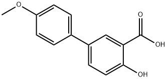 4-HYDROXY-4'-METHOXY-BIPHENYL-3-CARBOXYLIC ACID Struktur