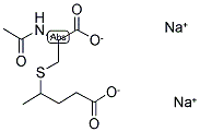 N-ACETYL-S-(3-CARBOXY-1-METHYLPROPYL)-L-CYSTEINE, DISODIUM SALT Struktur