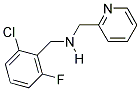 N-(2-CHLORO-6-FLUOROBENZYL)-N-(PYRIDIN-2-YLMETHYL)AMINE Struktur