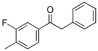 3'-FLUORO-4'-METHYL-2-PHENYLACETOPHENONE Struktur