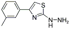 (4-M-TOLYL-THIAZOL-2-YL)-HYDRAZINE Struktur