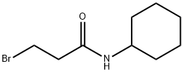 3-BROMO-N-CYCLOHEXYLPROPANAMIDE Struktur