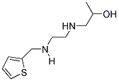 1-((2-((THIEN-2-YLMETHYL)AMINO)ETHYL)AMINO)PROPAN-2-OL Struktur