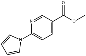 METHYL 6-(1H-PYRROL-1-YL)NICOTINATE Struktur