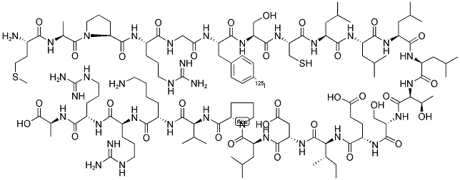 [125I]-HUMANIN (HUMAN) Struktur