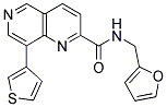 N-(2-FURYLMETHYL)-8-THIEN-3-YL-1,6-NAPHTHYRIDINE-2-CARBOXAMIDE Struktur