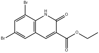 ETHYL 6,8-DIBROMO-2-OXO-1,2-DIHYDRO-3-QUINOLINECARBOXYLATE price.