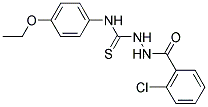 2-(2-CHLOROBENZOYL)-N-(4-ETHOXYPHENYL)HYDRAZINECARBOTHIOAMIDE Struktur