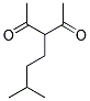 3-(3-METHYLBUTYL)PENTANE-2,4-DIONE Struktur