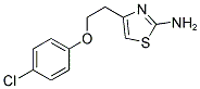 4-[2-(4-CHLOROPHENOXY)ETHYL]-1,3-THIAZOL-2-AMINE Struktur