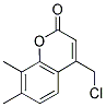 4-CHLOROMETHYL-7,8-DIMETHYL-CHROMEN-2-ONE Struktur