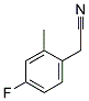 4-FLUORO-2-METHYLPHENYLACETONITRILE Struktur