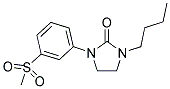 1-BUTYL-3-[3-(METHYLSULFONYL)PHENYL]IMIDAZOLIDIN-2-ONE Struktur