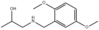 1-(2,5-DIMETHOXY-BENZYLAMINO)-PROPAN-2-OL Struktur