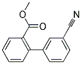 METHYL 3'-CYANO[1,1'-BIPHENYL]-2-CARBOXYLATE Struktur